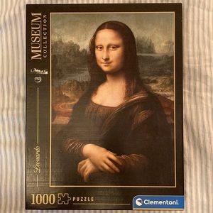 Clemementoni 1000 puzzle Leonardo Mona Lisa museum collection.